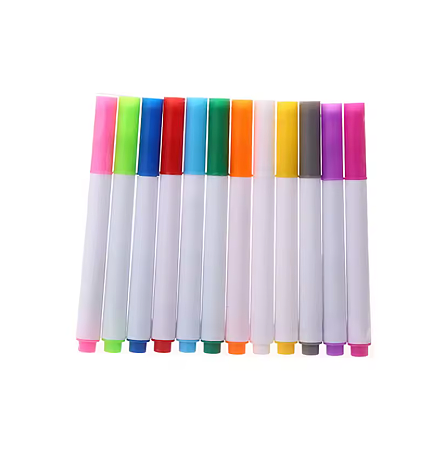 🎨 Extra set med 12 suddbara neonpennor